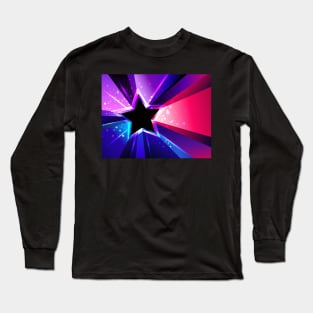 Tricolor Star Long Sleeve T-Shirt